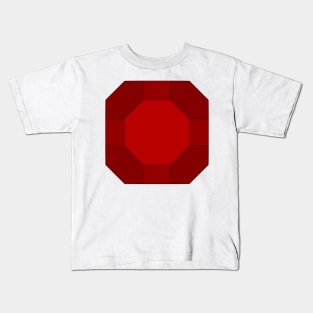 gmtrx red lawal truncated cuboctahedron Kids T-Shirt